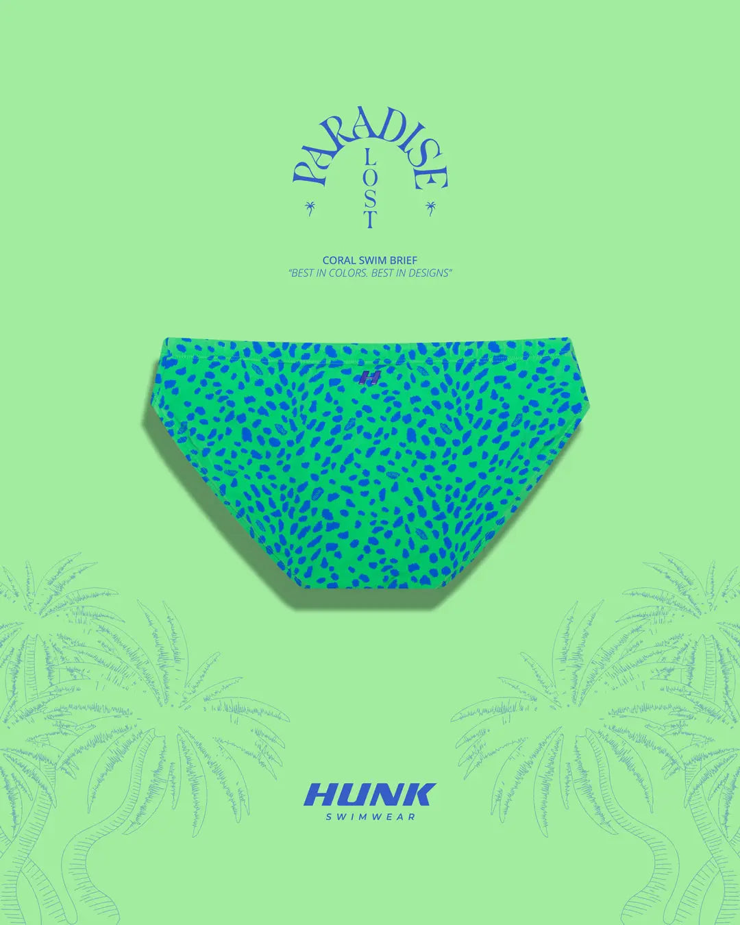 Coral Swim Brief - HUNK Menswear