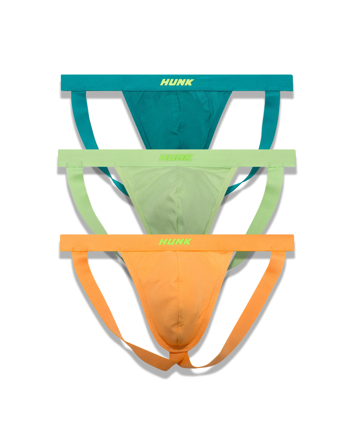 Kit com 3 Jockstraps Tropical