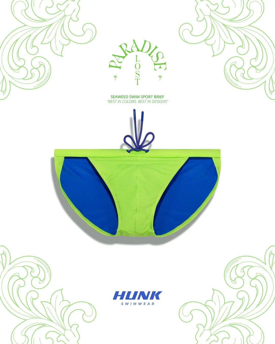 Seaweed Swim Sport Brief - HUNK Menswear