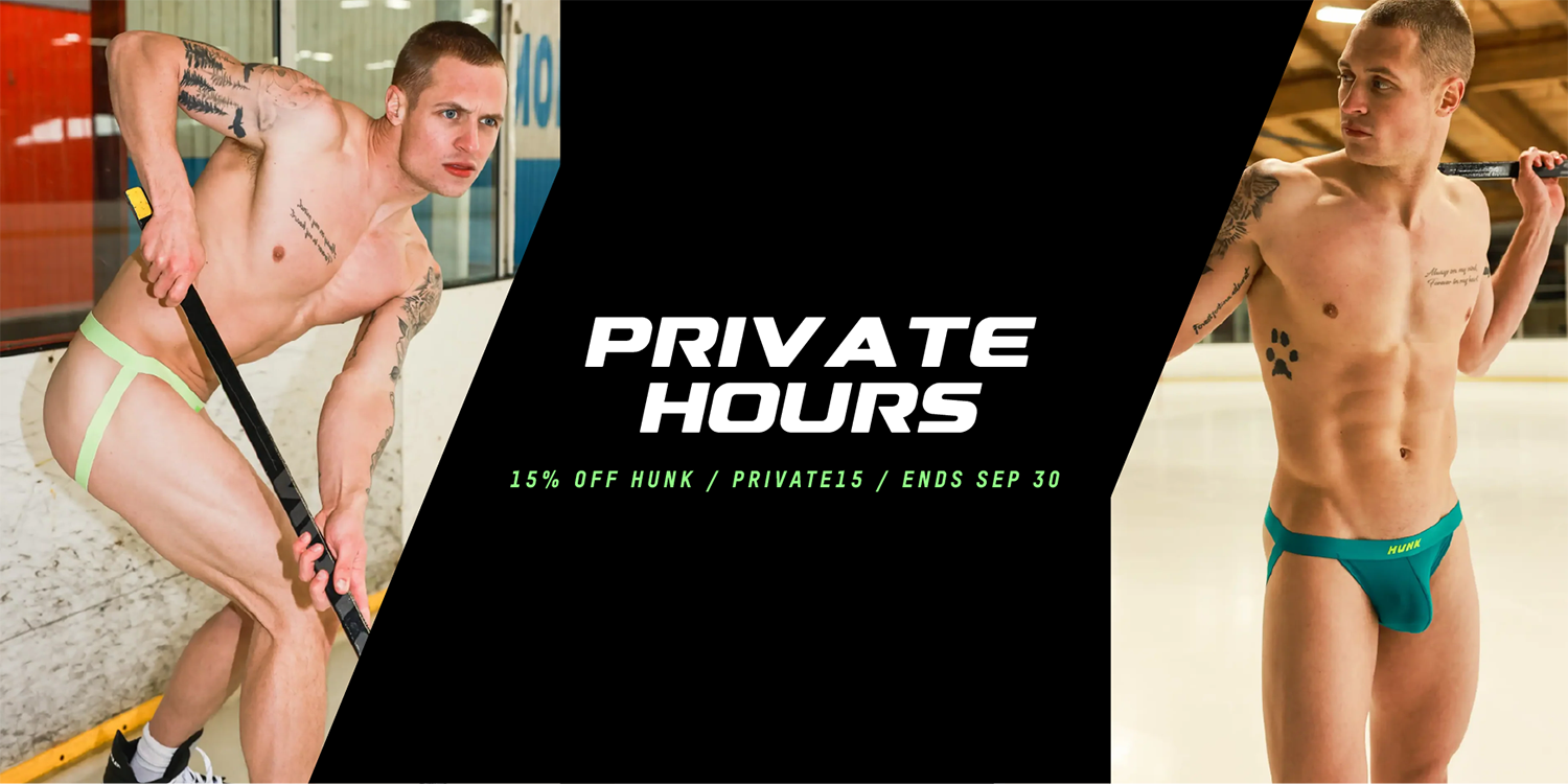 Private Hours by HUNK featuring the Tropical 3-Pack Jocks